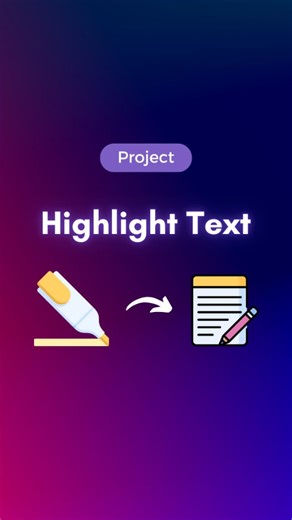 Mukul | Developer on Instagram: "Highlight Text using JavaScript 🔥 #highlight #text #javascript #htmlcssproject #projects #trending #softwareengineer #frontenddevelopment #fullstack #coding #interviewquestions #interviewpreparation #projectbasedlearning #learntocode"