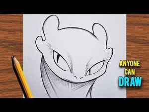 How to Draw Toothless – Easy & Relaxing Drawing Tutorial (Anyone Can Draw)