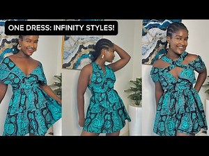 EASY INFINITY DRESS TUTORIAL: HOW TO MAKE A TRENDY DRESS THAT CAN BE STYLED MULTIPLE WAYS
