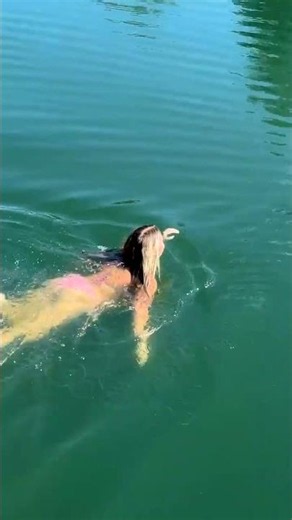 Hilarious Moment Fish Joins Dog's Game of Fetch #shorts