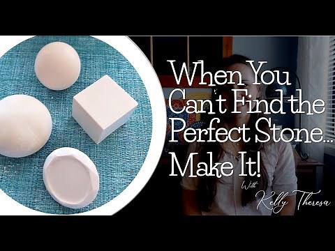 Create Your Own Plaster Stone Using a Silicone Mold!