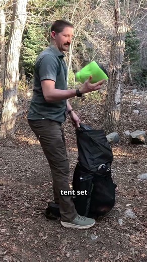 First Backpacking Trip: Unpacking and Setting Up!