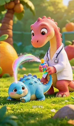 🦕🚑 Dino Rescue Team Saves a Baby Triceratops! | Funny Dinosaur Cartoon for Kids