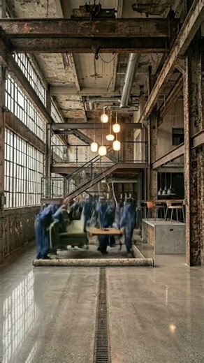 abandoned factory shell #FactoryRestoration #PenthouseConversion #IndustrialLoft #LuxuryRealEstate
