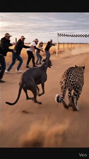 Greyhound vs Leopard Speed Test😳 #FastestAnimals #ViralShorts#Nature