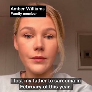 'Sarcoma UK are a vital, vital charity.' Amber's father died from sarcoma in February. She and her father 'found comfort' in the information and support we were able to provide online and through the Support Line. We have to keep this vital work going. You can help us with a donation today. https://sarcoma.org.uk/ea2020?utm_source=social&utm_medium=facebook&utm_campaign=SaveSarcomaUK&utm_content=AW | Sarcoma UK