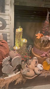 28K views · 984 reactions | Here is a tour of my living room, faux food cabinet and coffee nook for Fall 2024 | The Silver Farmhouse | Facebook