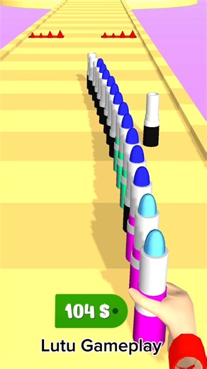 Lipstick multi shade 3D😲 Day 6 #shortvideo #trending #gaming #gameplay #Lutu Gameplay