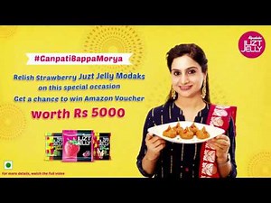 Alpenliebe Juzt Jelly Ganesh Chaturthi Special Recipe I Strawberry Modak
