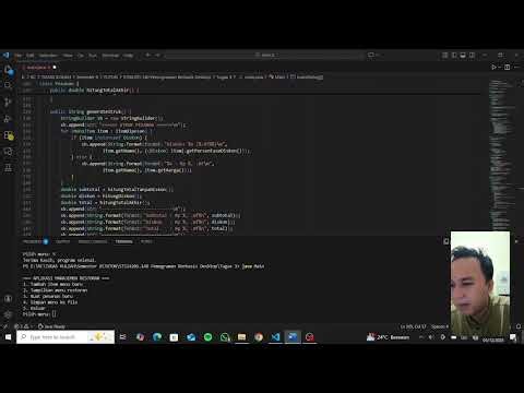 Vidio Tugas 3 Pemograman Berbasis desktop