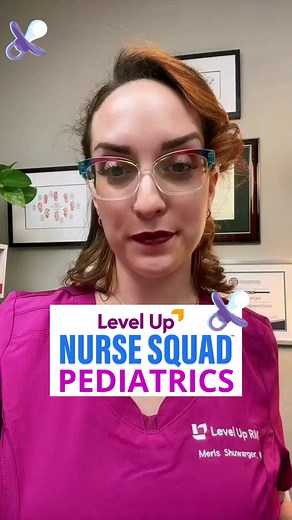 See if you can answer this question from our pediatrics study game! Studying can be exhausting, but we're doing our best to make it more fun...will you be able to win against your classmates to join the elite Level Up Nurse Squad? Let us know how you did in the comments!🤩 #NCLEX #HESI #Kaplan #ATI #NursingSchool #NursingStudent⁠ #Nurse #RN #PN #Education #LVN #LPN #NurseEducator #NurseReady #AnsweringTheCall #Murse #StudyGame #Pediatrics | Level Up RN