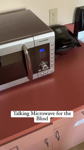 Talking microwave for the blind and visually impaired #blind #cooking #microwave #accessibility | Blind on the Move