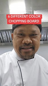 Let's review the 6 Different color chopping board. #culinary #cooking #chef #cheflife #food | Cooking Techniques by Chef Francis