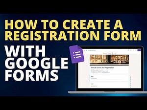 How to create a registration form with Google Forms