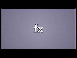 Fx Meaning