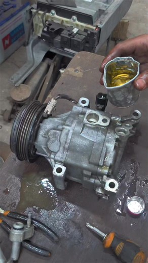 937K views · 5.2K reactions | AC Compressor Oil Refil. ‍ #AC #compressor #mechanic #fblifestyle | Presenting Mechanic | Facebook