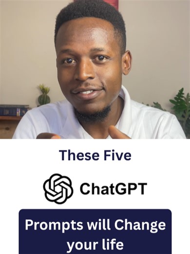 These 5 ChatGPT prompts might be the reset button your life needs. From setting clear goals, learning new skills faster, to finding real ways to make money — these prompts turn your phone into a life-upgrade tool. Save this, try them today, and thank yourself later. @HikeHill Technologies #fyp #AI #chatgpt #SelfImprovement #productivityhacks