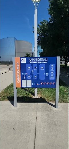 National Museum of the U S Air Force Campus Map Tour Dayton, OH August 18, 2025.