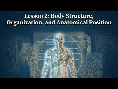 Medical Terminology Lesson 2 | Body Structure, Organization & Anatomical Position