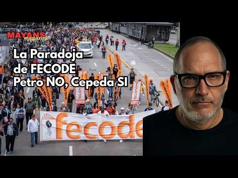 Fecode is staging a strike against Petro, but supports Cepeda, who will be just like Petro.