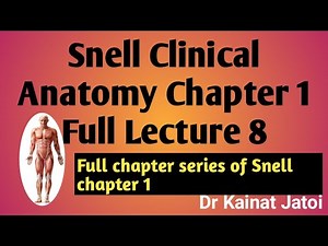 Snell Clinical Anatomy Lecture 8 Chapter 1
