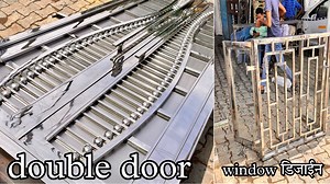 2 डबल डोर लेटेस्ट डिजाइन एंड मॉडर्न स्टील लेस स्टील विंडो ! Fancy steel window #door #fancysteelgate #aonesteelfabriction #irongate #metalwork #ironwork #mordensteelgate #irondoor | A One steel fabrication