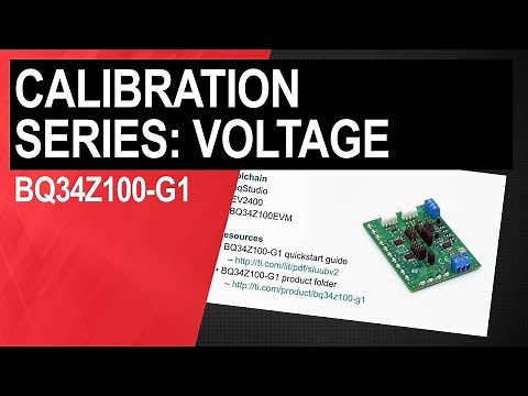 Perform voltage calibration with the BQ34Z100-G1