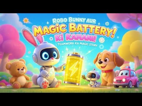 The Robo Bunny 🤖🐰 | A Magical Kids Story | Kids Video
