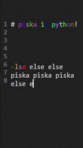 piska in python #funk