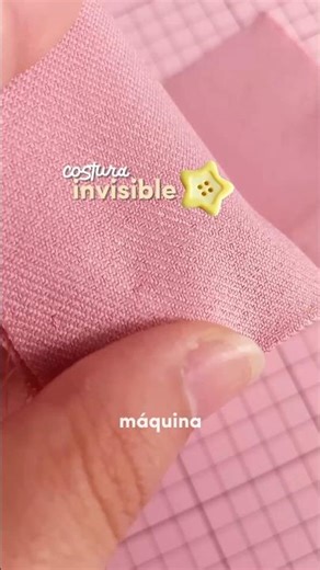 Costura invisible en máquina de coser DIY #costuracreativa #costura #sewinghacks #sewingtips