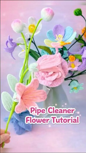 Beautiful Pipe Cleaner Flower Tutorial 🌸 Easy DIY Craft