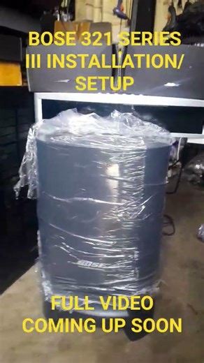 BOSE 322 SERIES III SETUP #izugodtech #tech
