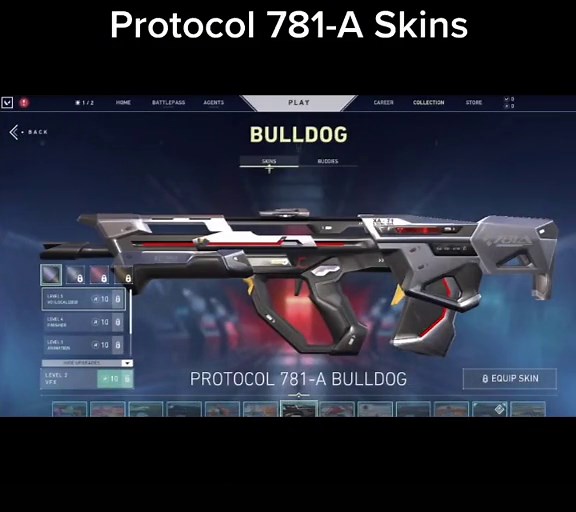 Protocol 781-A Skins #valorant #valorantclip #valorantvideos #valorantgaming #gamingontiktok #for #fyp #valorantclips
