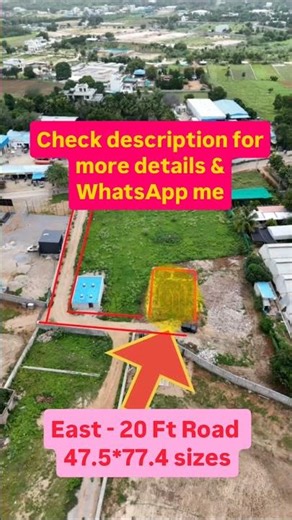 Land for Sale near Khanapur Village, Kokapet #gachibowli #kokapet #jubleehills #kollur