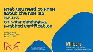 What You Need to Know About the New ISO 16140-3 Microbiological Method Verification