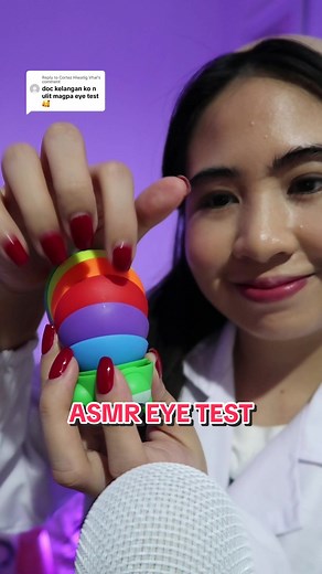 ASMR Eye Test Roleplay for Relaxation and Sleep
