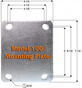 Plate Caster Model 100 | Caster City