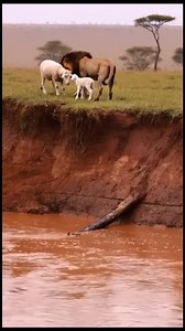 Lion's Kindness Saves Lamb Watch a lion rescue a lamb from a river. Amazing! #fblifestyle #AI Generated using Kling AI . . . (For entertainment purposes only. Consult professionals if guidance on activities is presented. No brand affiliation is implied if any are shown. If inspired by true events, creative adaptations may be included. Content may include public footage.) | Fabiosa Life Stories