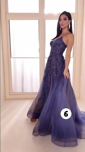 Plunging Neckline Prom Dresses