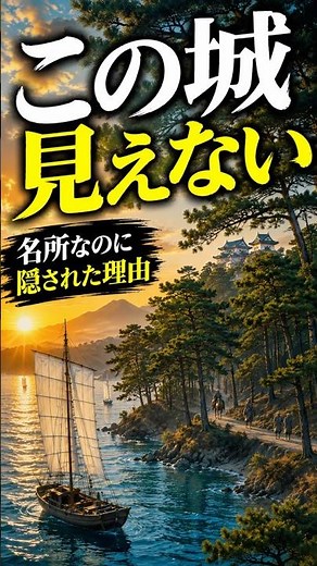 この城、なぜか“見えない”【粟津の晴嵐｜歌川広重】#歌川広重 #粟津の晴嵐 #近江八景 #浮世絵 #名画 #名画の裏話 #江戸時代 #琵琶湖 #膳所城 #東海道 #風景画 #木版画 #shorts