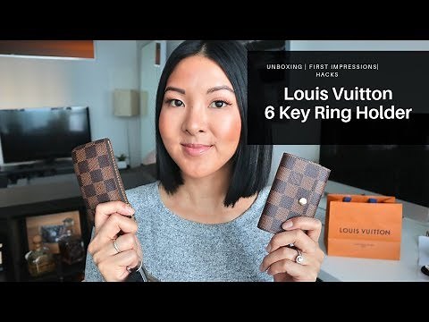 LOUIS VUITTON 6 KEY HOLDER | FIRST IMPRESSIONS & HACKS (large keys/remotes)