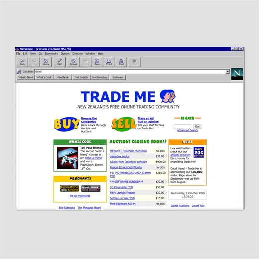 It's our 25th birthday and we've come a long way since 1999 when Trade Me first began 🥺 Here's to the next 25 years! | Trade Me