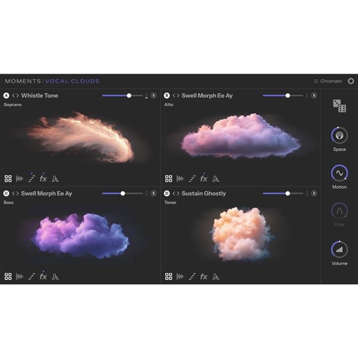 Native Instruments Moments: Vocal Clouds Atmospheric Vocal Engine