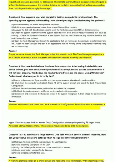 Microsoft Certification Exam 70 270 Practice Quest video