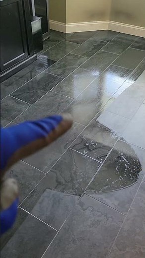Applying Sealant to Stone Slate Tile Floors