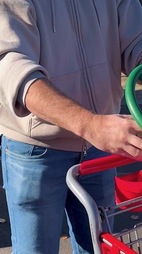Dad Transforms Shopping Cart into Race Car for Son