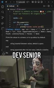 NOVATO vs EXPERTO en Python🔥¿Cómo hacer que Fibonacci no congele tu PC? #pypシ #python #coding #dev