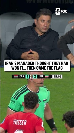 Iran nearly took the lead late in stoppage time, but the goal was disallowed after an offsides call