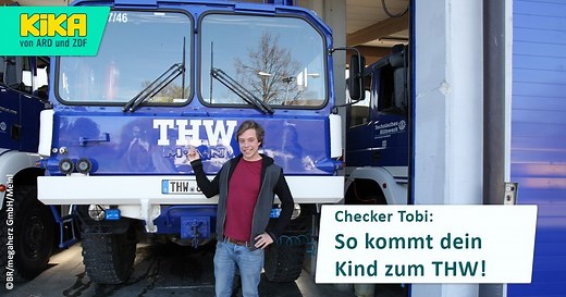 3K views · 21 reactions | Wie kommt man zum Technisches Hilfswerk (THW)? Checker Tobi hat sich das beim THW Landshut angeschaut und erzählt im Video, wie auch Kinder und Jugendliche mitmachen können. Mehr dazu im "THW-Check" am 31. Januar ab 9 Uhr bei KiKA und danach auf kika.de und im KiKA-Player! | KiKA | Facebook