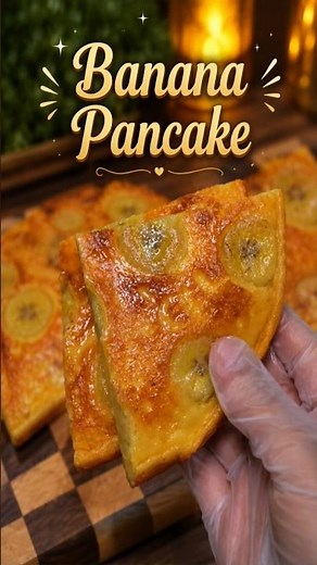 Easy Banana 🍌 Pancake Recipe At Home 🏡 #bananapancake #bananapancakerecipe #recipe
